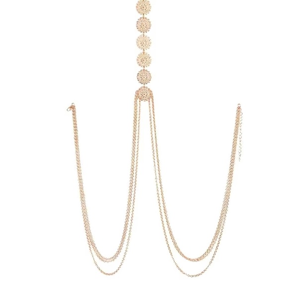 Bohemian Coin Body Chain - Picture 4 of 5